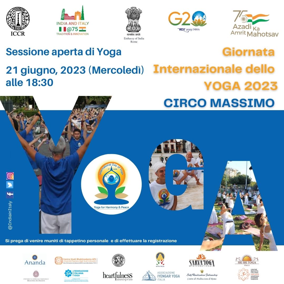 Giornata Internazionale dello Yoga (21 giugno 2023 - Roma)